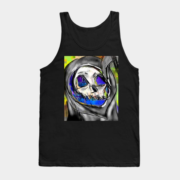 Colorful Reaper 2 Tank Top by Electric Mermaid